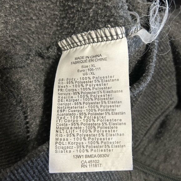 BENCH Jacket, Grey, Fleece, Men’s Size XL - Picture 6 of 6